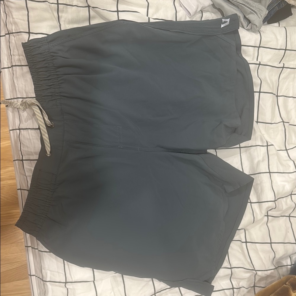 Vuori Men's Charcoal Athletic Shorts